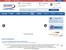 Tablet Screenshot of fenioux-multisports.com